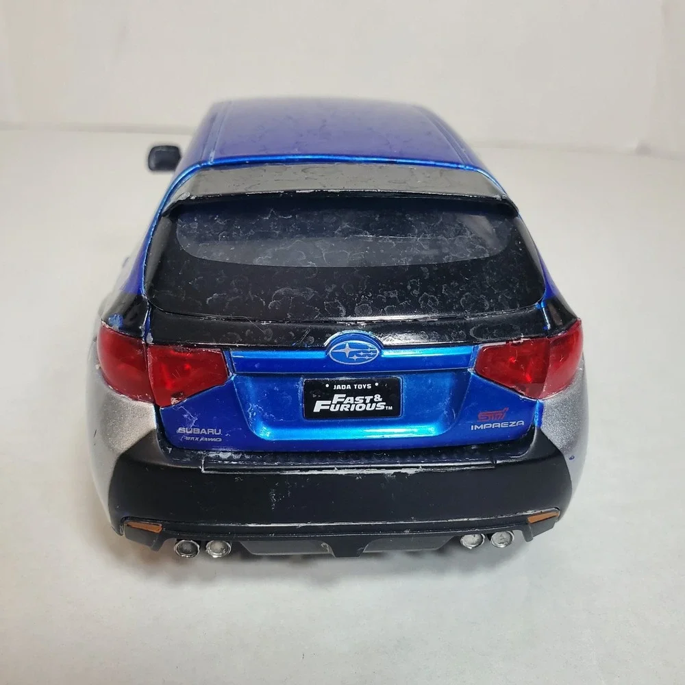 Joda‎ Toys 1:24 Scale 2012 Subaru Impreza WRX STI Blue Silver Die-Cast Model Car